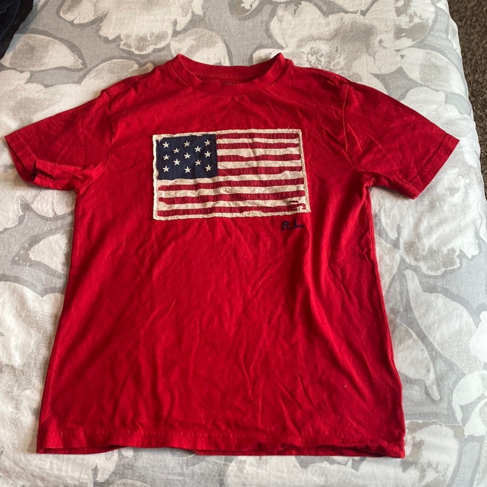 Ralph Lauren Boys Tee with a Flag